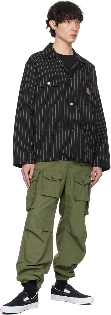 Jakke Carhartt WIP Work In Progress Seaton Pinstriped Blazer Sort | I034437, 3