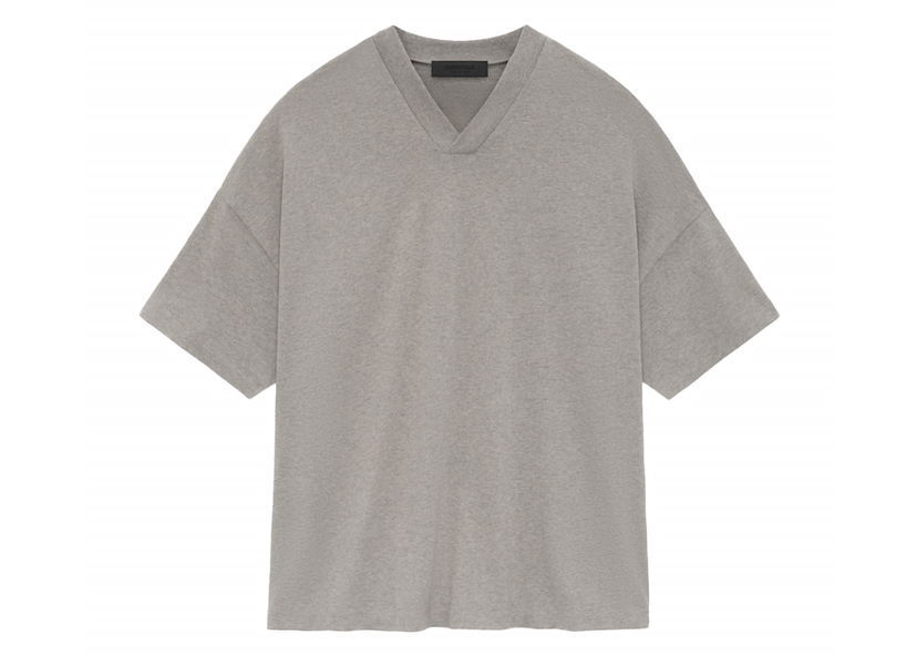 T-shirt Fear of God Core Collection V-Neck Heather Grey Grå | 125SU244211F