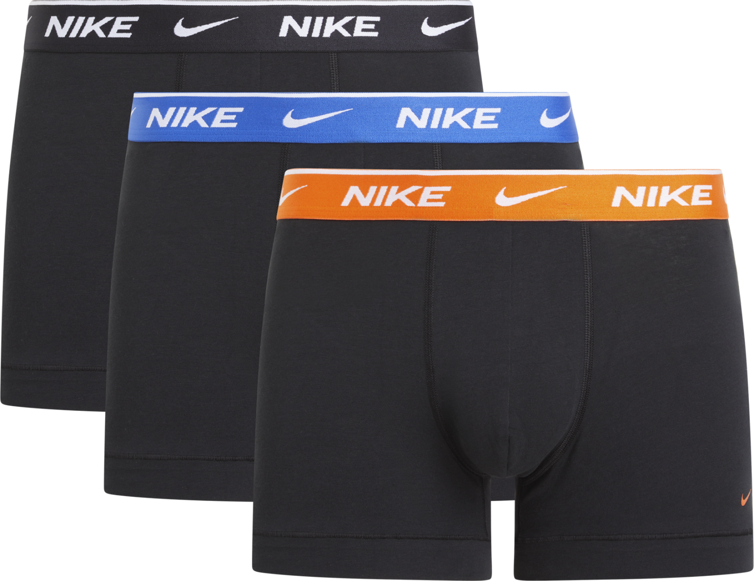 Boksere Nike 3-Pack Everyday Cotton Stretch Trunks S Flerfarvet | 0000KE1008-BIO, 0