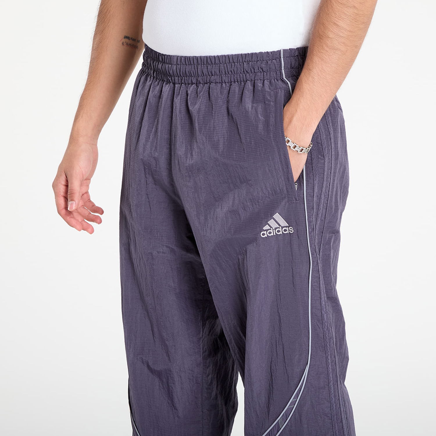 Joggingbukser adidas Originals Adilenium Season 4 Teamgeist Tracksuit Bottoms Lilla | KF8520, 1