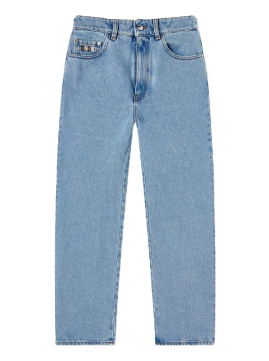 Jeans GCDS Choker Denim Jean Blå | AI22W350210-55