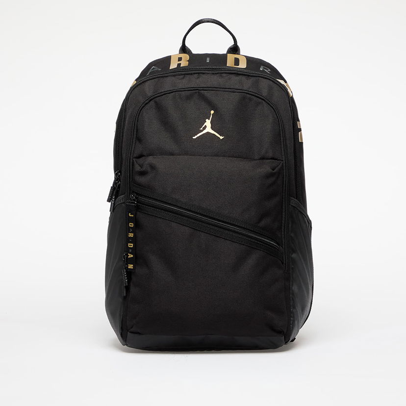 Rygsæk Jordan Backpack Jordan Jam Air Patrol Backpack Black/ Gold Universal Sort | MA0924-K5X