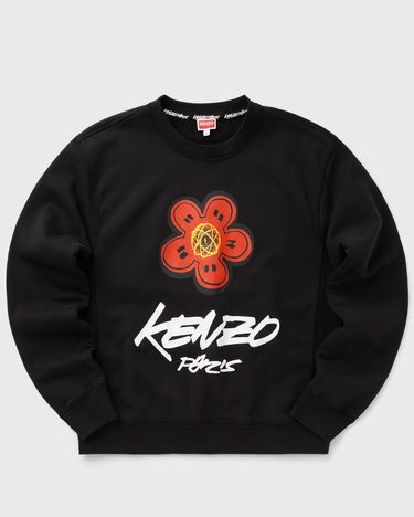 Sweatshirt KENZO FUTURA Classic Flower Sweatshirt Sort | FF65SW2524MC.99J, 0