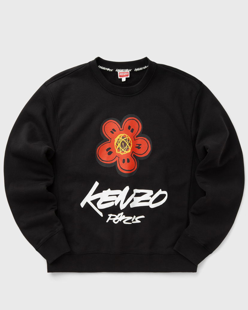 Sweatshirt KENZO FUTURA Classic Flower Sweatshirt Sort | FF65SW2524MC.99J