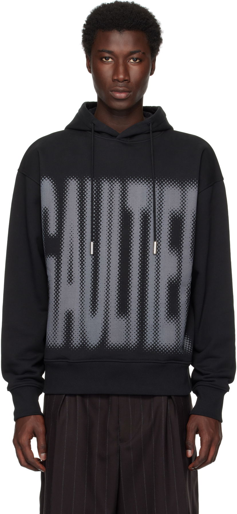 Sweatshirt Jean Paul Gaultier Jean Paul Gaultier 'The Gaultier' Hoodie Sort | 25/03-W-TO299-J003-0004