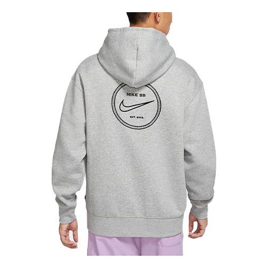 Sweatshirt Nike SB SB Embroidered Logo Hoodie Grå | DA4265-063