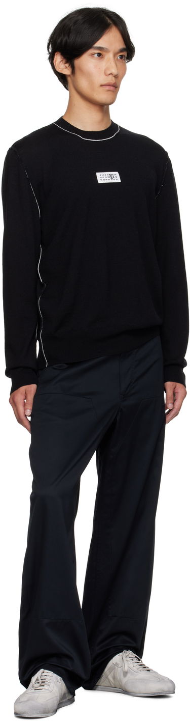 Bukser Maison Margiela MM6 Maison Margiela Cotton Trousers Sort | SH0KA0046 M35368, 3