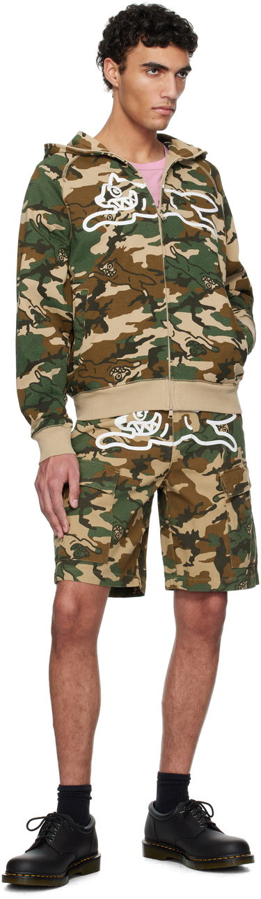 Shorts BBC IceCream ICECREAM Running Dog Woodland Camo Cargo Shorts Grøn | IC24S37, 3