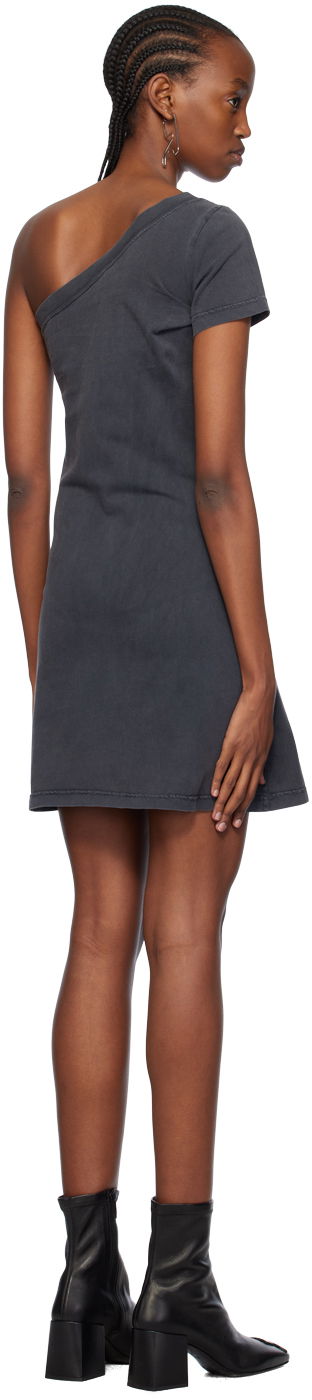 Kjole Courrèges One Shoulder Number Graphic Minidress Grå | 124JRO363JS0109, 2