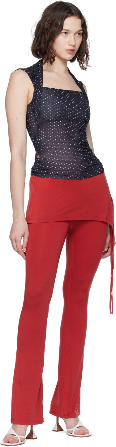 Tanktop Miaou Miaou Lara Polka Dot Square Neck Top Sort | 7190TJBBWP, 3