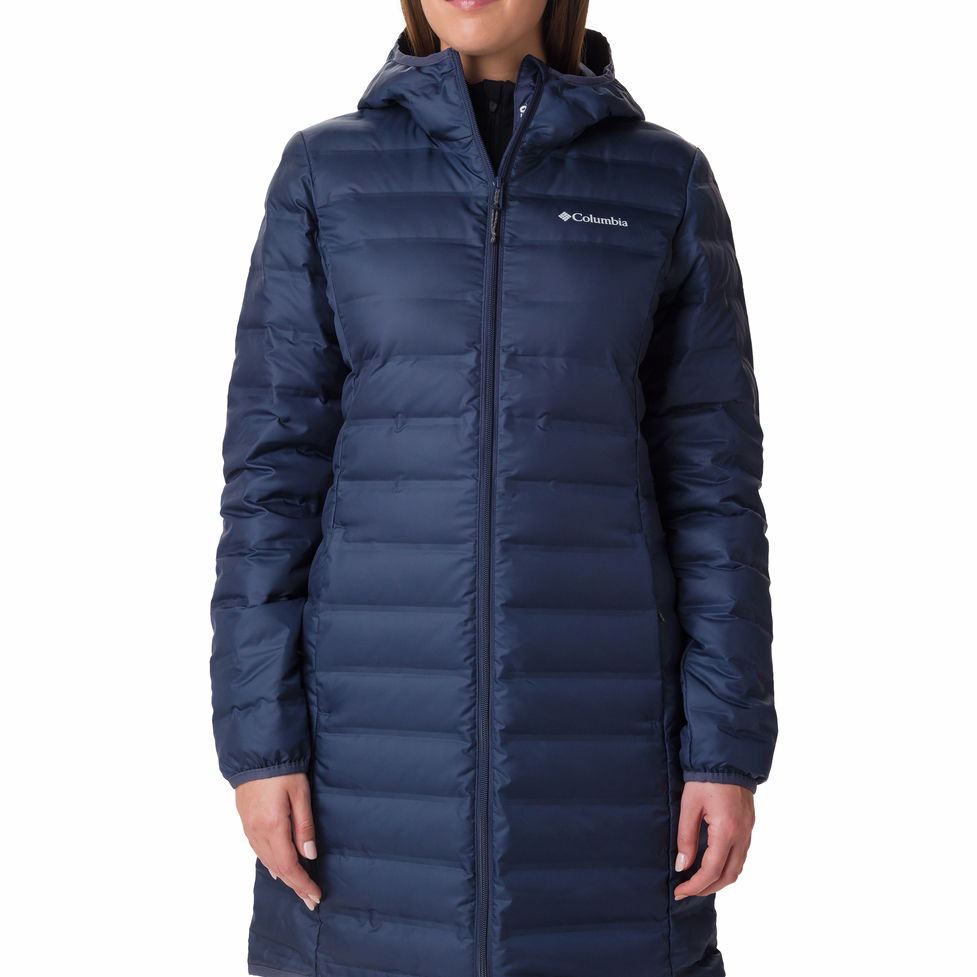 Jakke Columbia Lake 22™ Down Long Hooded Jacket Blå | 1859672466, 0