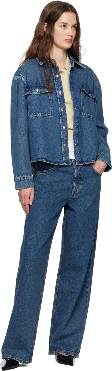 Jeans Anine Bing Anine Bing Manon Wide Leg Jeans Blå | A-06-10617-WHD47, 3