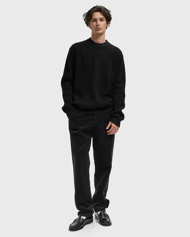Sweater Les Deux Eddie Wool Rib Crewneck Knit Sort | 1000471-100, 2