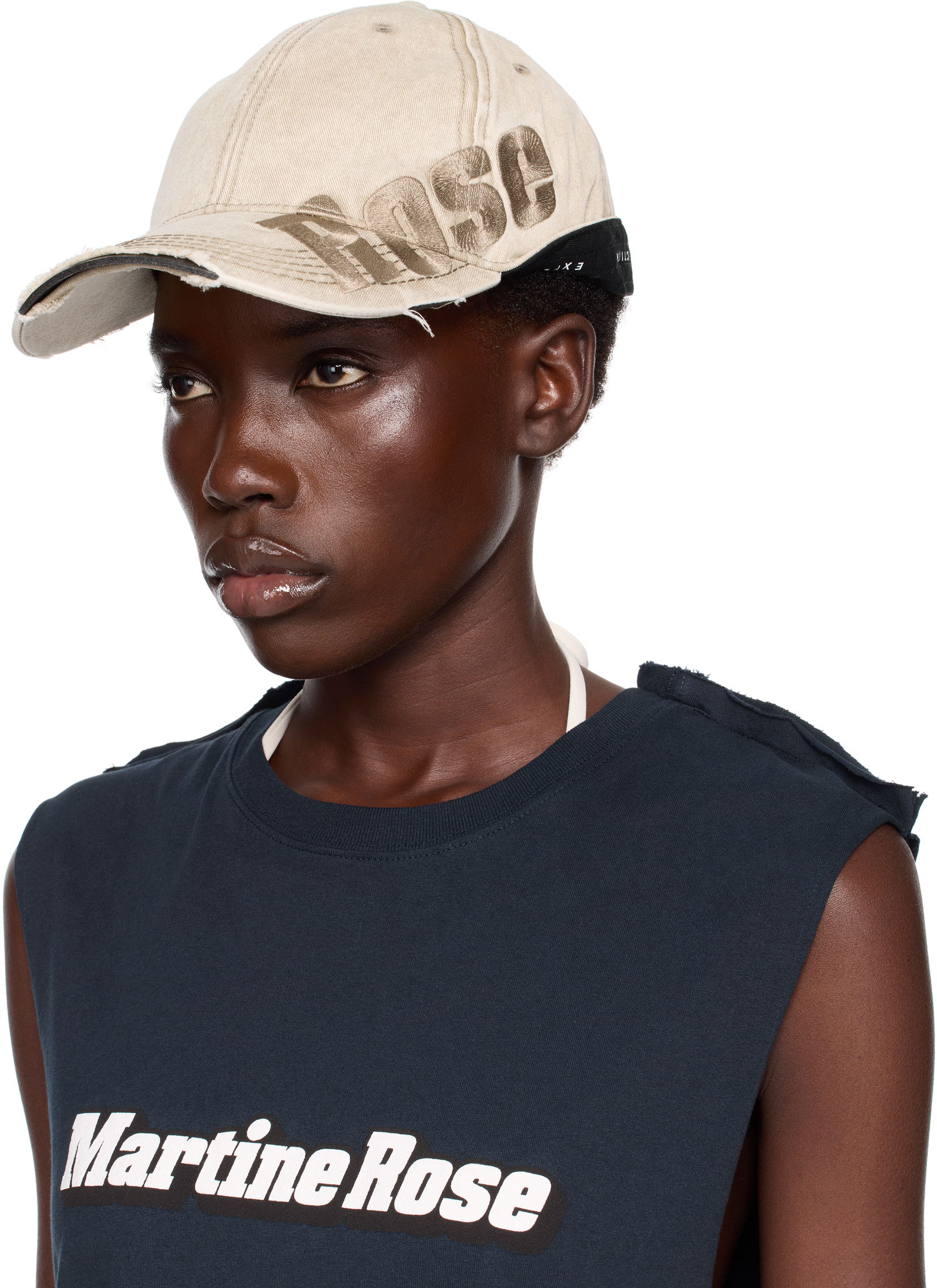 Kasket Martine Rose Martine Rose Roll Back Cap Mørkeblå | 1168WP14716, 1
