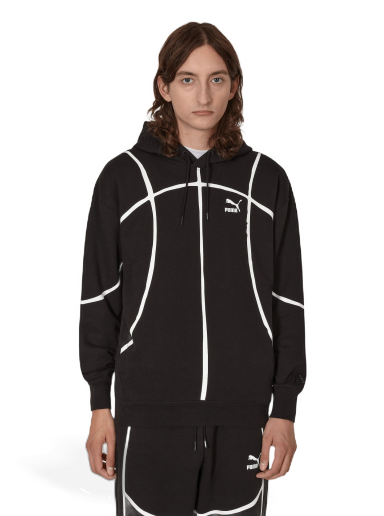 Sweatshirt Puma Joshua Vides x Hooded Sweatshirt Sort | 535433-01