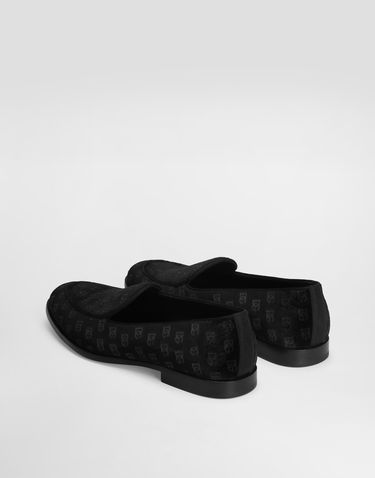 Tilbehør Dolce & Gabbana Dolce & Gabbana Velvet Loafers Sort | A50680A656980999, 2