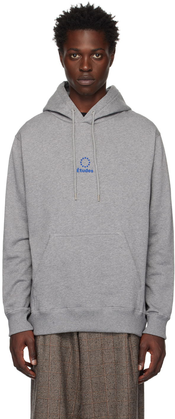 Sweatshirt Études Klein Logo Hoodie Grå | H22MM252OC20GR