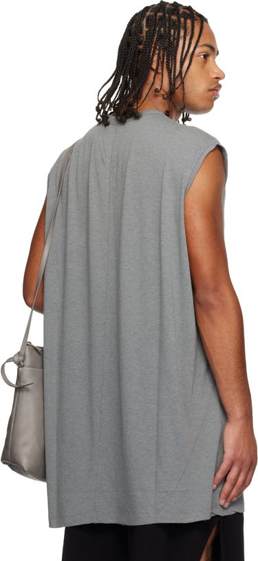 Tanktop Rick Owens Concordians Splintered Tarp Paneled Sleeveless T-shirt Grå | RU02E1168 JR, 2
