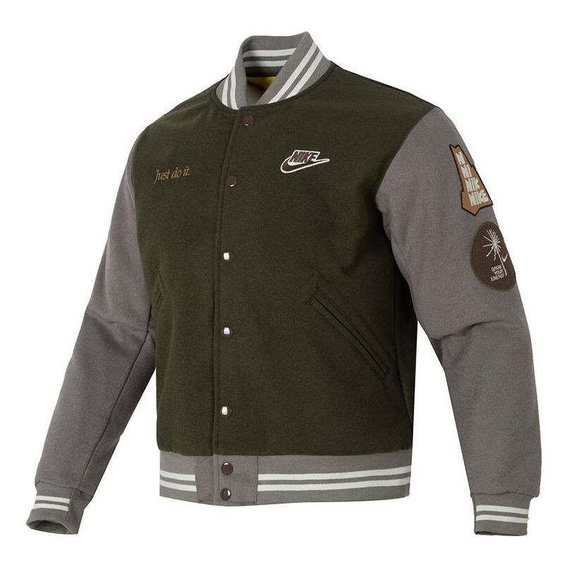 Bomberjakke Nike Outdoor Varsity Jacket Grøn | FV4026-325