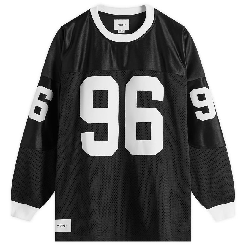 Jersey WTAPS Black Hockey Shirt Large Sort | 242ATDT-CSM12-BLK