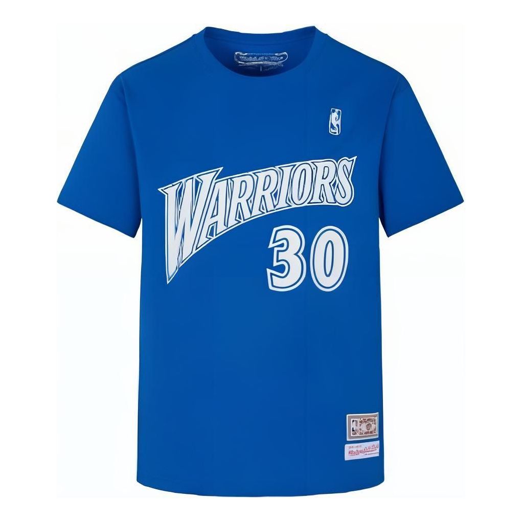 T-shirt Mitchell & Ness Mitchell & Ness NBA Golden State Warriors Stephen Curry Number 30 T-Shirt Blå | MNJYSST230133-ROYAL, 0