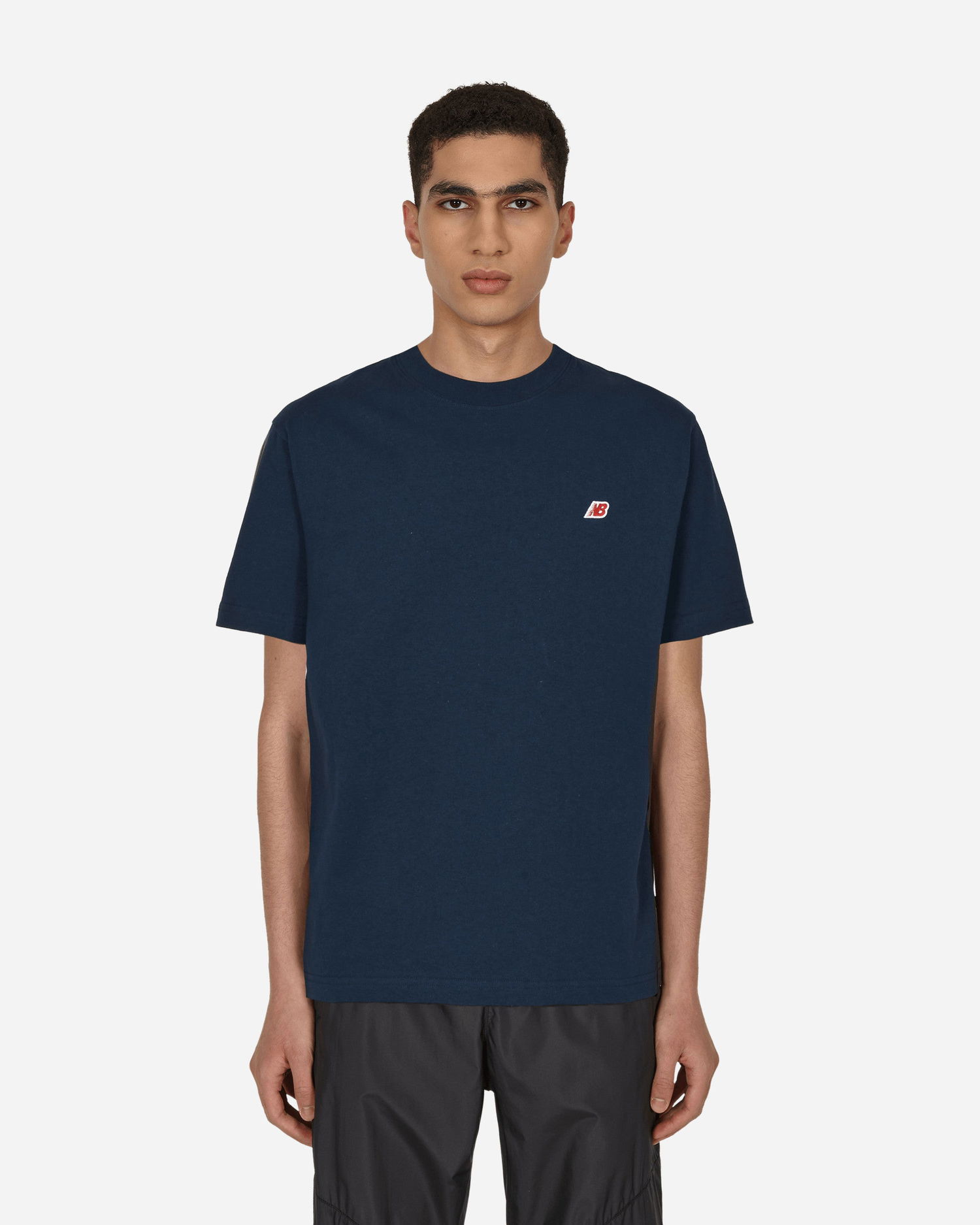 T-shirt New Balance MADE in USA Core T-Shirt Mørkeblå | MT21543, 0