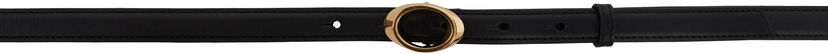 Bælter LANVIN Lanvin Petale Leather Belt Sort | AW-BEBCB1-VEPE-P25