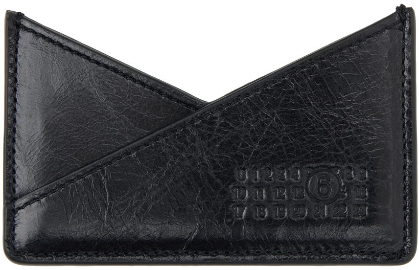 Tegnebog Maison Margiela MM6 Triangle 6 Card Holder Sort | SA6UI0014 P6445, 0