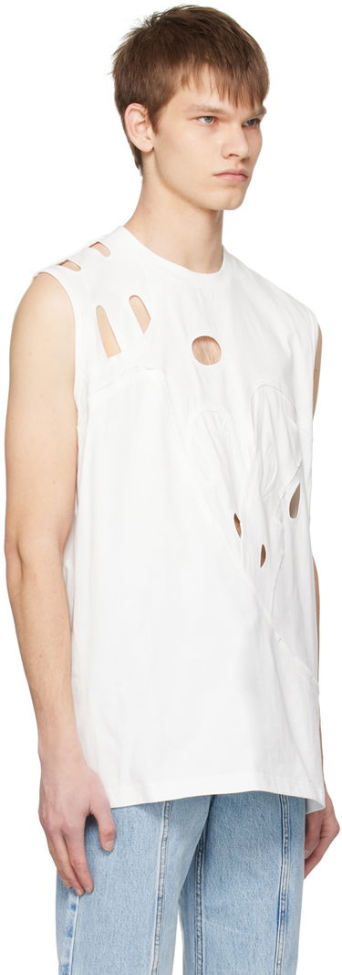 Tanktop Feng Chen Wang Feng Chen Wang Cutout Tank Top Hvid | FUS15VS01, 1