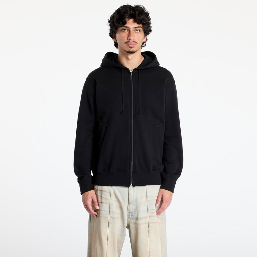 Sweatshirt Comme des Garçons Comme des Garçons PLAY Full-Zip Hoodie Sort | AX-T342 BLACK