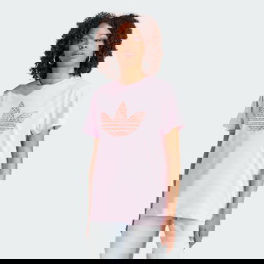 T-shirt adidas Performance Trefoil Monogram Infill Beige | IJ7068, 3