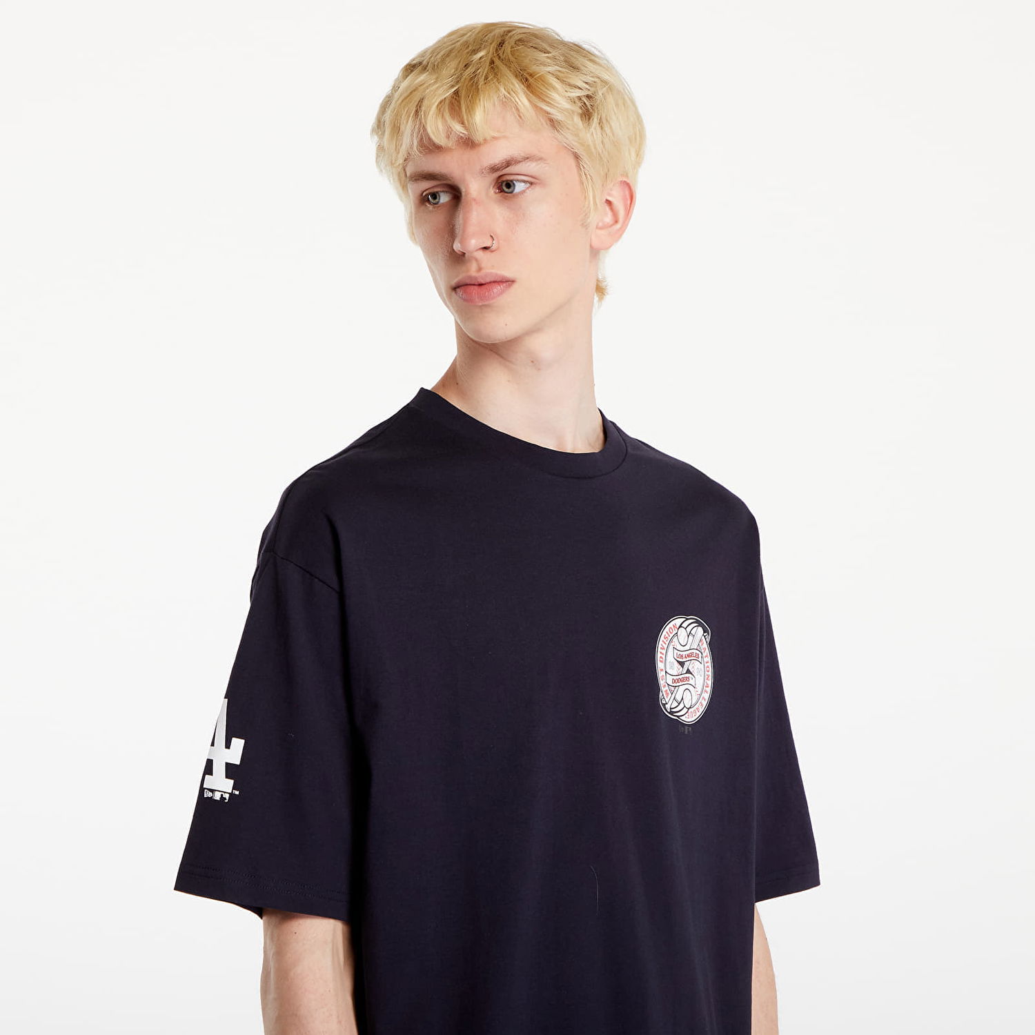T-shirt New Era MLB Graphic OS Tee Los Angeles Dodgers Navy/ White Mørkeblå | 60502563, 1