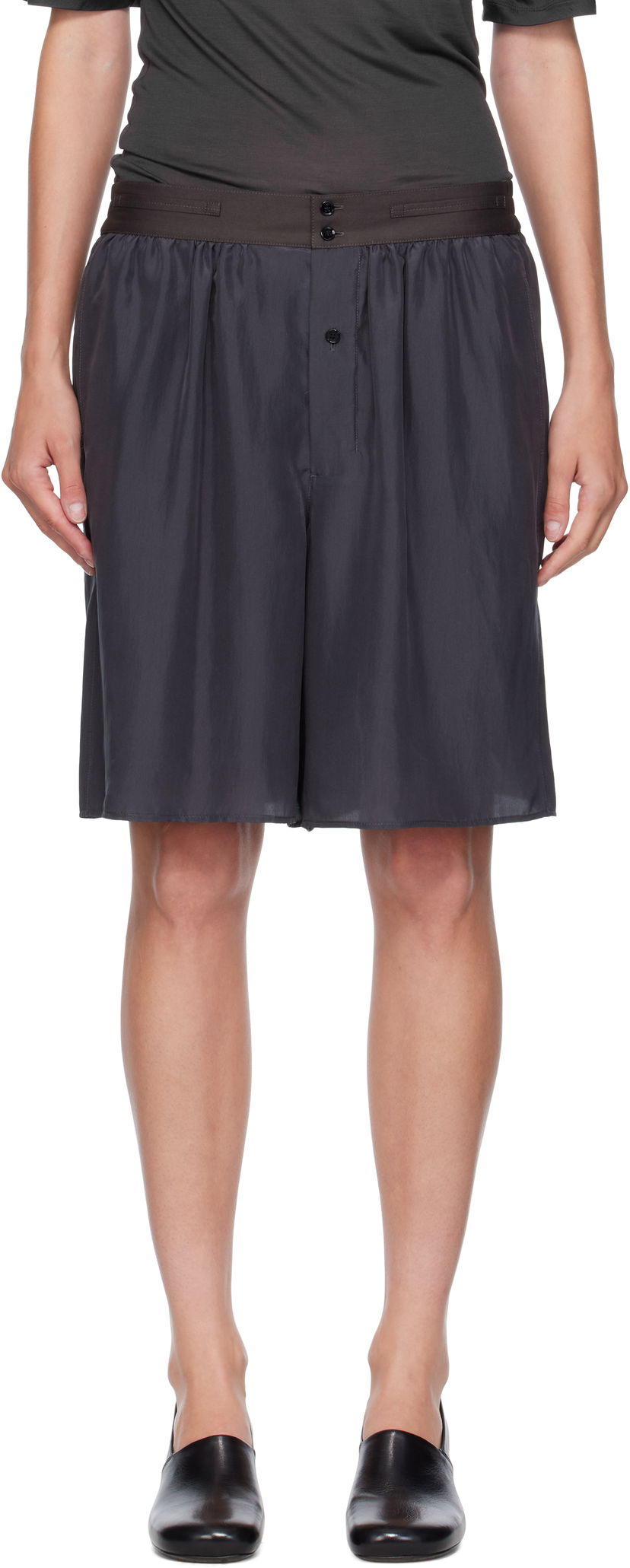Shorts LEMAIRE Lemaire Soft Shorts Grå | PA1220 LF1459