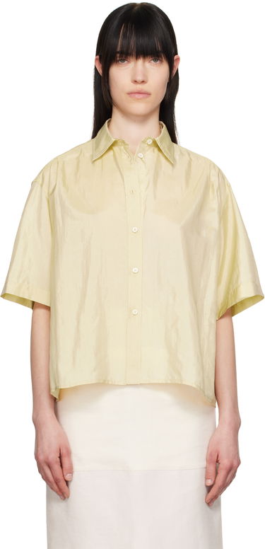 Skjorte Jil Sander Jil Sander Spread Collar Boxy Shirt Gul | J40DL0167_J70003, 0