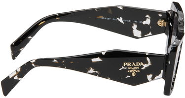 Solbriller Prada Tortoiseshell Square Sunglasses Sort | 0PR 08YS 8056262085301, 1