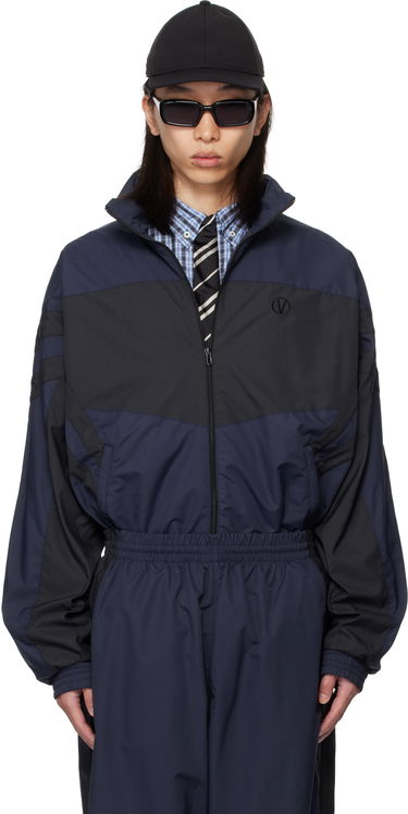 Jakke VETEMENTS VETEMENTS Iconic Tracksuit Jacket Mørkeblå | UH76GJ400N, 0