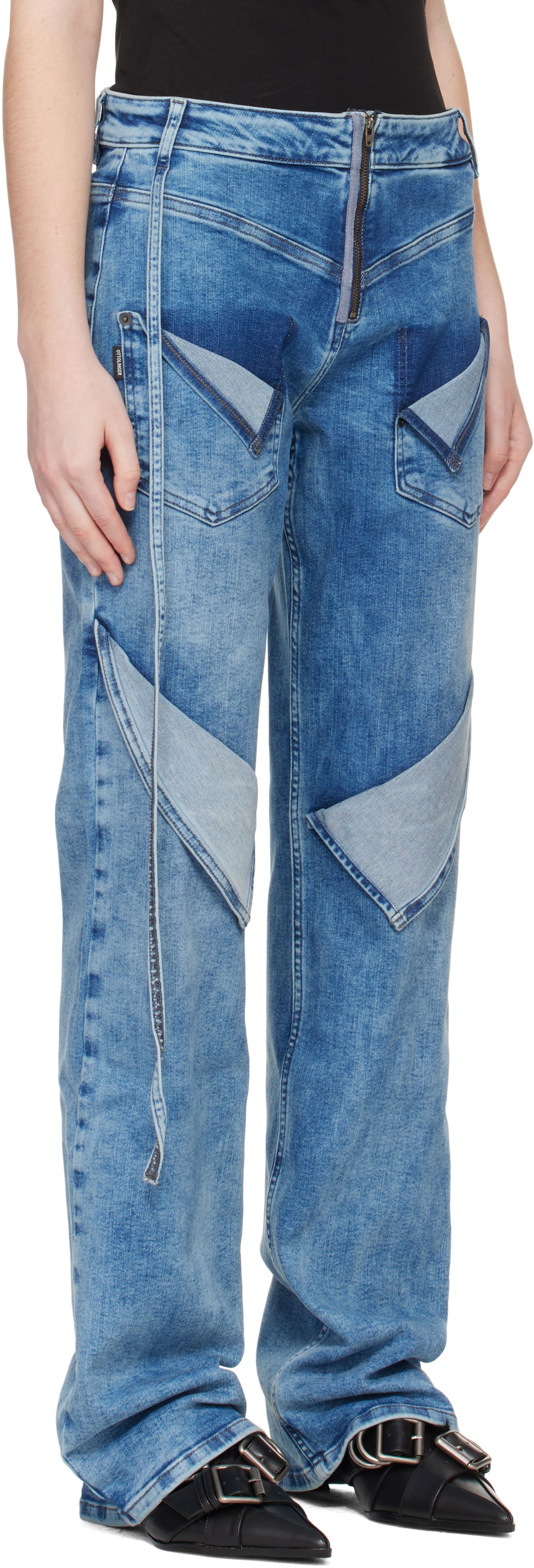 Jeans Ottolinger Ottolinger Loose Fit Jeans Blå | 117-202817-02, 1