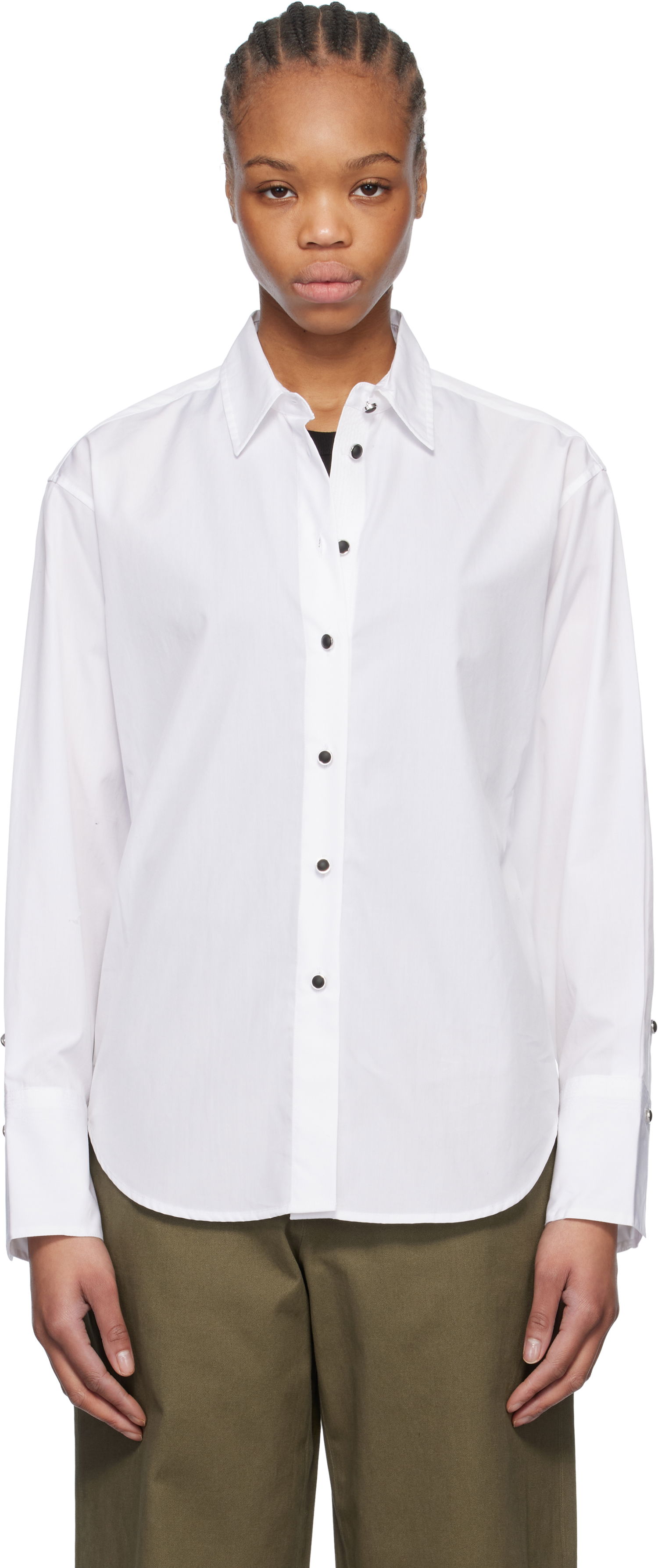Skjorte rag & bone Rag & Bone Eve Button-Up Shirt Hvid | WAW24HA0014601, 0