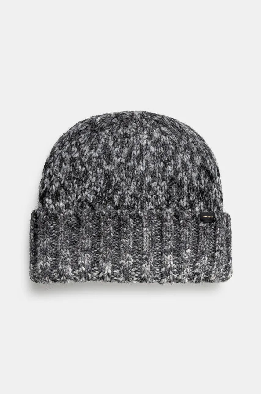 Beanie WOOLRICH Wool Blend Space Dye Beanie Grå | CFWOAC0291MRUF0767.UF07, 0