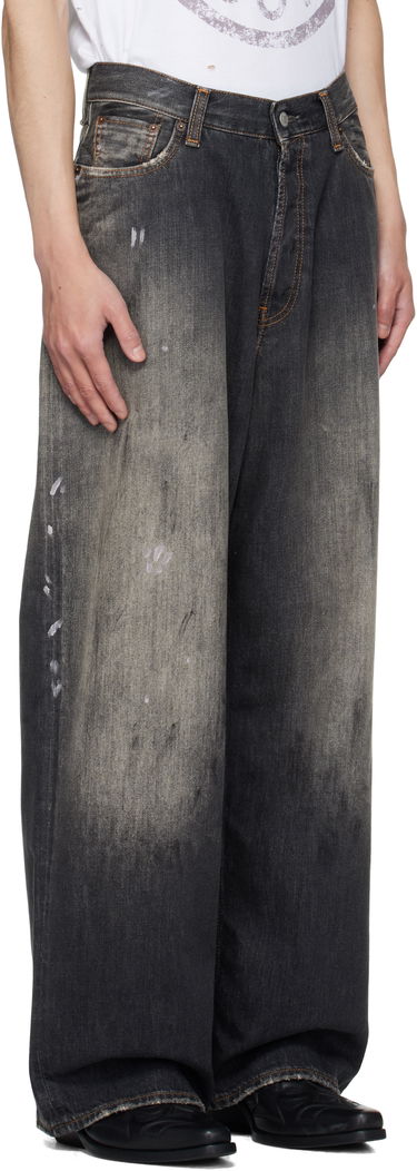 Jeans Acne Studios Acne Studios 2023 Wide Leg Jeans Sort | C00089-, 4