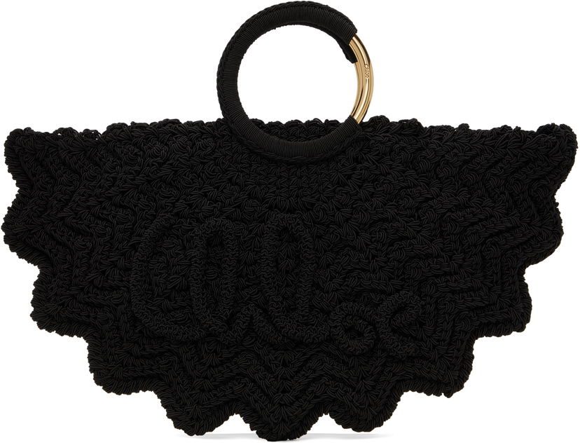 Håndtaske CHLOÉ Chloé Small Paravent Bracelet Bag Sort | CH25US622P23