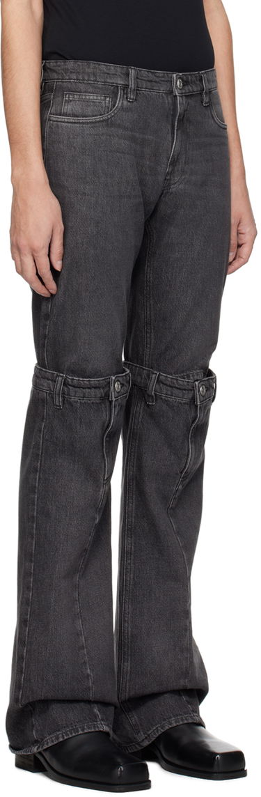 Jeans Coperni Open Knee Jeans Sort | COPP55852MEN, 1