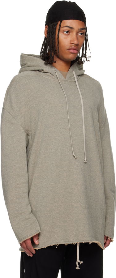 Sweatshirt Rick Owens Rick Owens DRKSHDW Concordians Peter Oversized Raw-Edge Pullover Hoodie Grå | DU02E7280 FGM, 1
