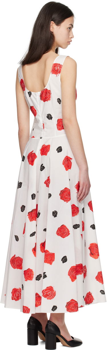 Kjole Marni Marni Iris Cotton Poplin Maxi Dress Hvid | ABMA1446A0 UTC501, 2