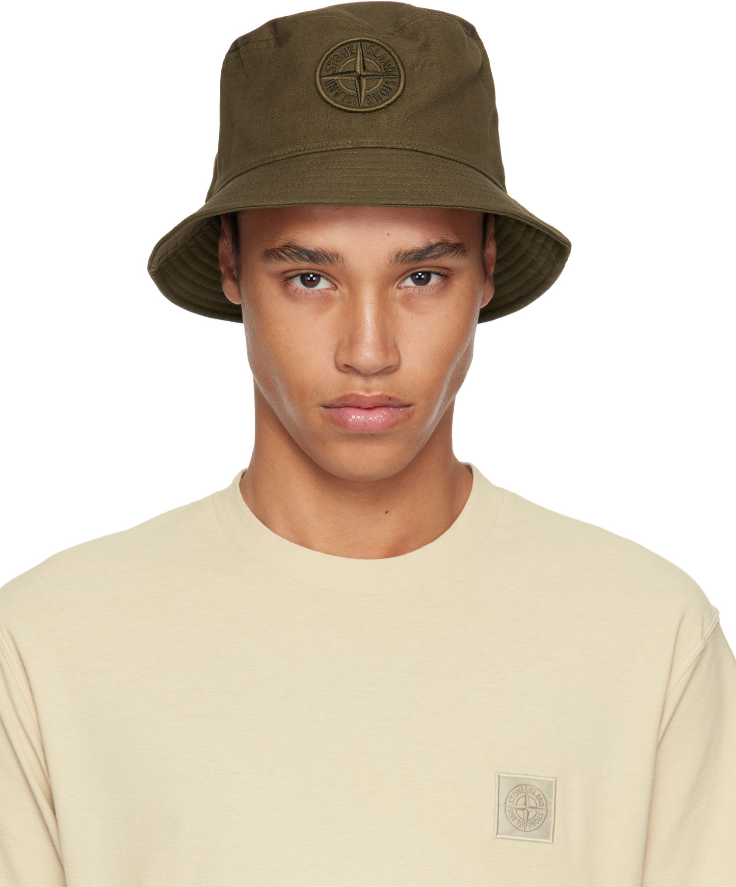 Hat Stone Island Stone Island Cotton Reps Bucket Hat Grøn | K1S15 9100981 S0065, 0