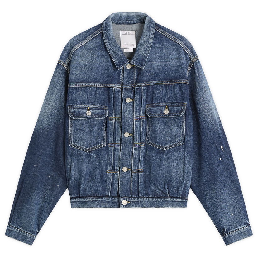 Social Sculpture 101 Paint Splatter Denim Jacket