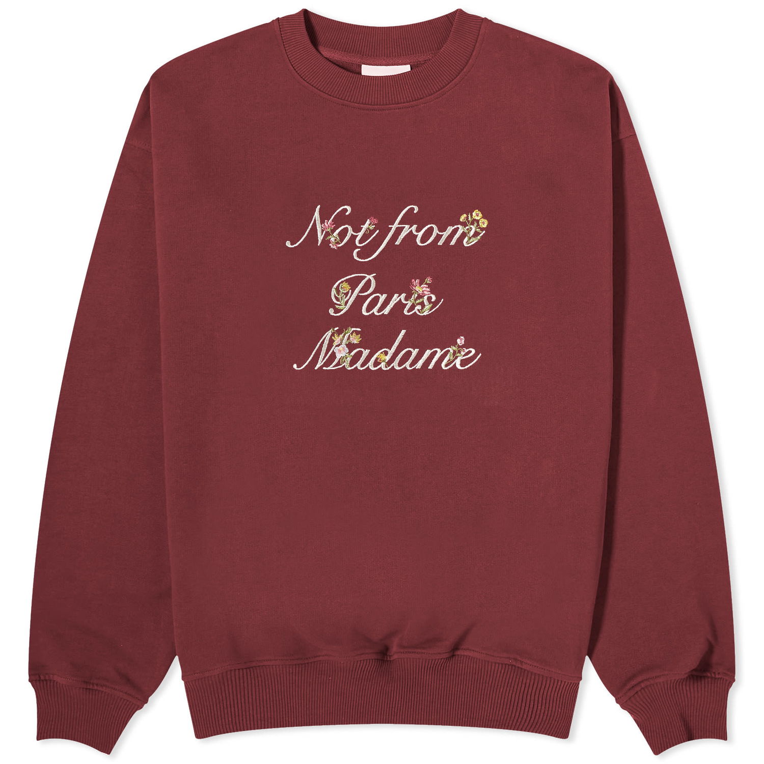 Sweatshirt Drôle de Monsieur Embroidered Brun | C-SW129-CO001-BX, 0