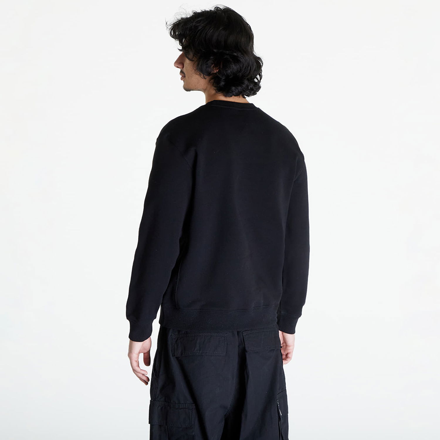 Sweatshirt Lee Crew Sweatshirt Sort | L81ITJ01, 1