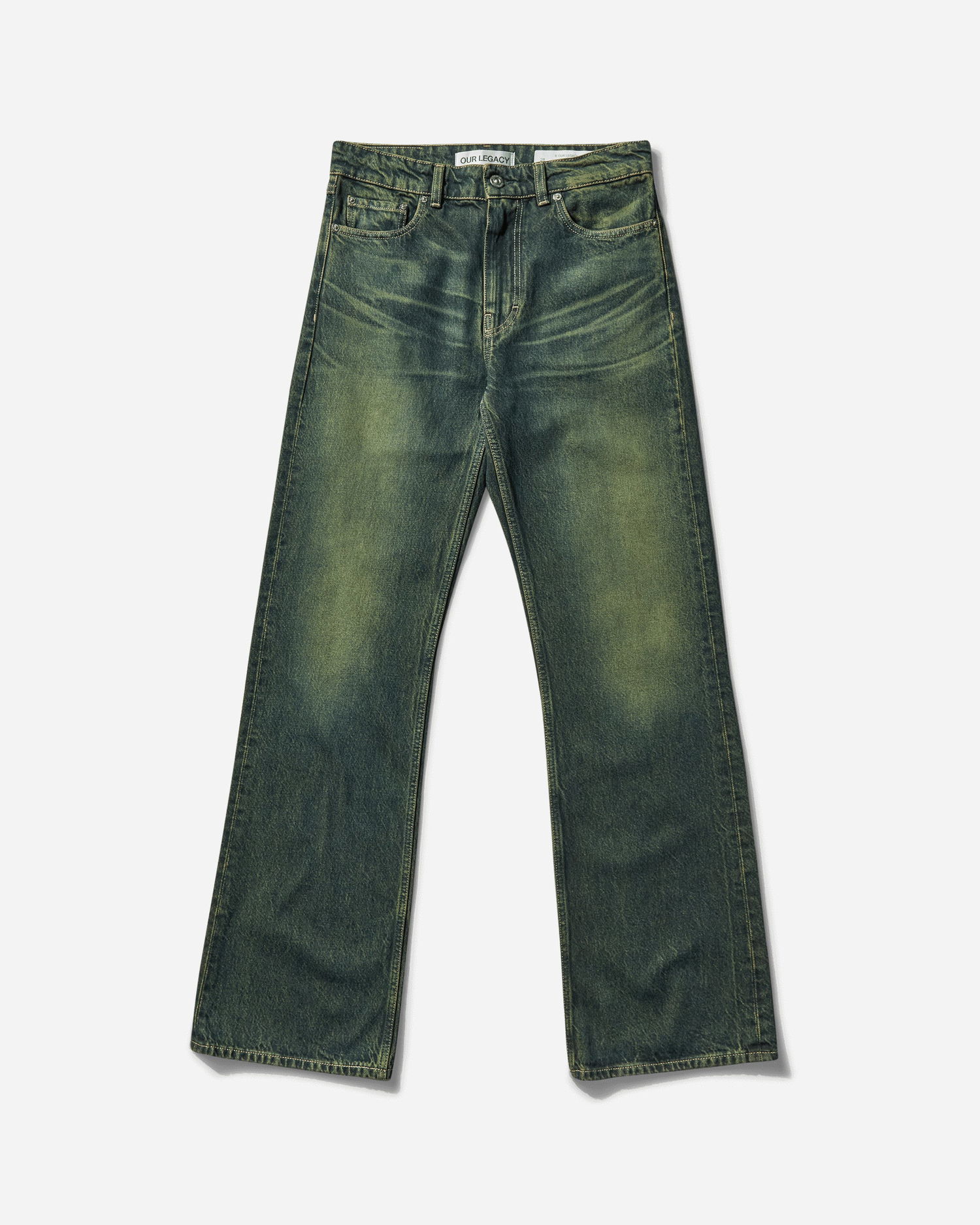 Jeans OUR LEGACY Boot Cut Jeans Malibu Grøn | W225BMS 001, 0