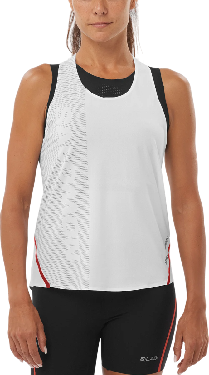 Tanktop Salomon S/LAB Speed Singlet Tank Top Hvid | lc2243600